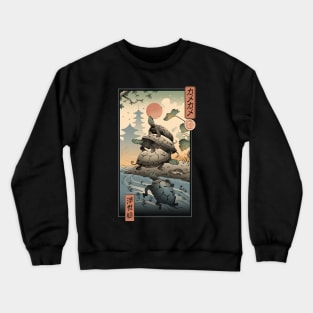 Kame Kame Ukiyo-e Crewneck Sweatshirt